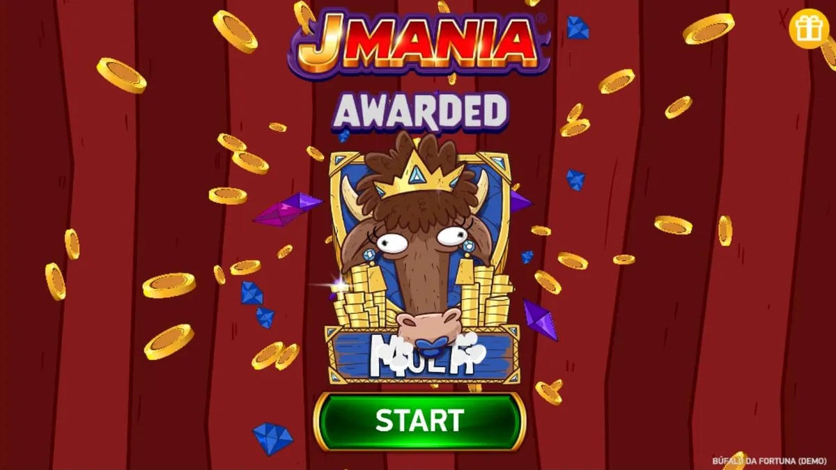 Tampilan visual slot Buffalo da Fortuna dengan latar belakang dataran Amerika yang megah